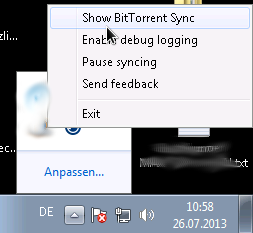 Bildschirmfoto_btsync_Windows7_1
